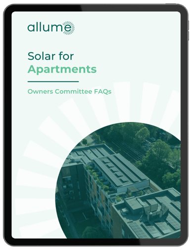 Allume SolShare - FAQs for Apartment Residents - PRE-Install - Cover Mockup_M0073_A1