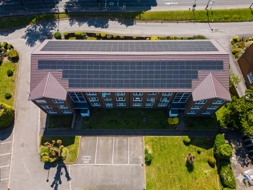 Social housing - Odet Court - Allume’s Cardiff solar project 